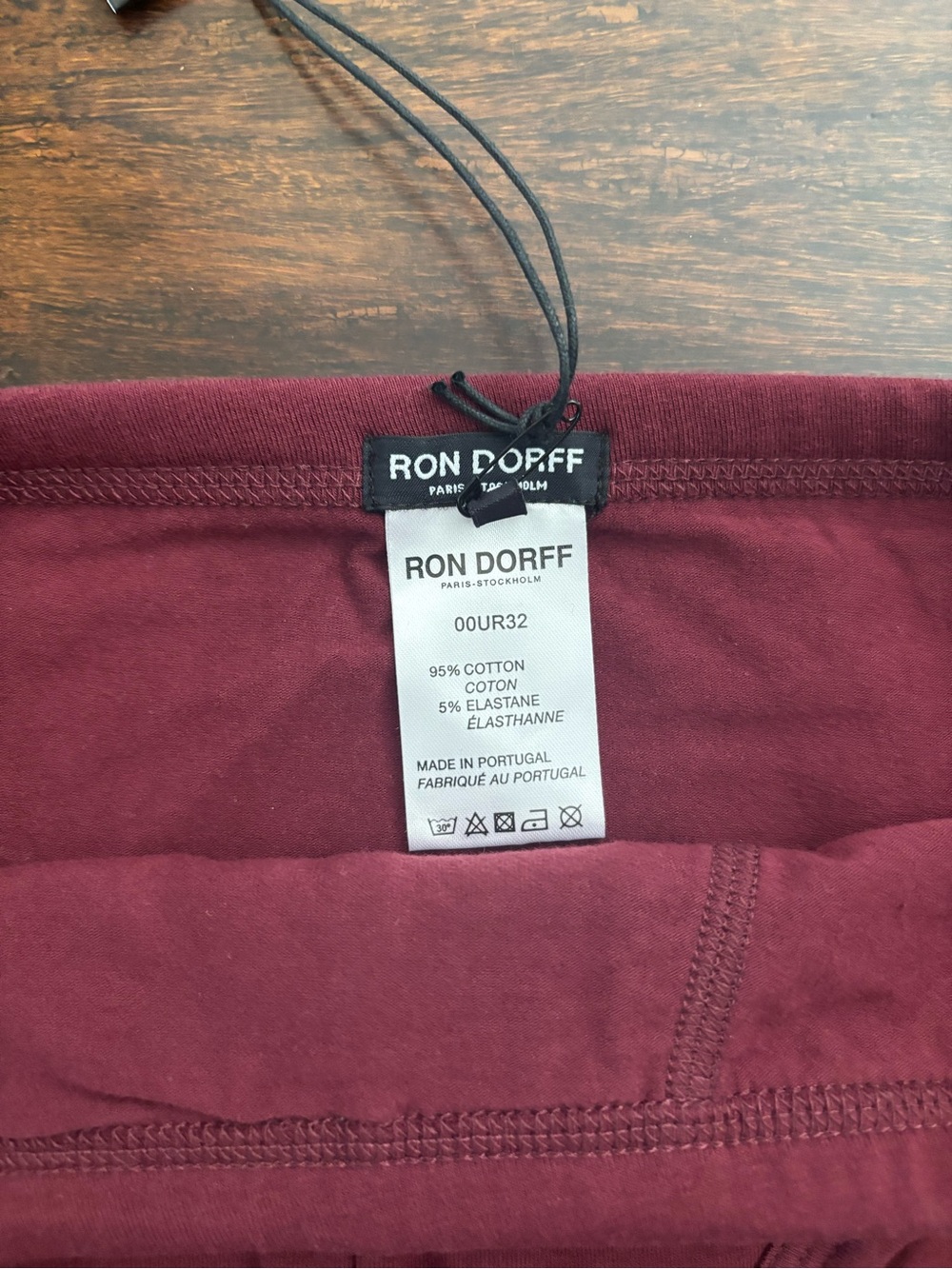 NWT Ron Dorff Y-Front Briefs Red Size Large - Picture 4 of 5